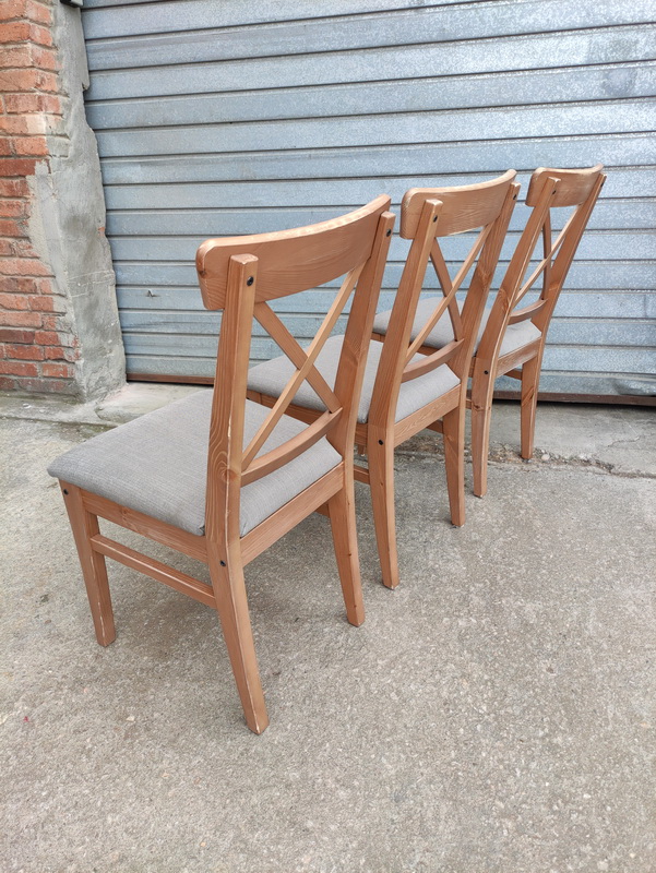 silla tapizada madera desgastada 48-89x42x50 3u